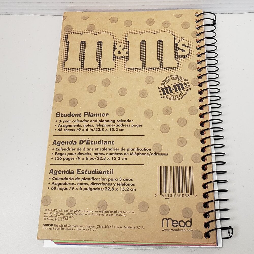 M&Ms Student Planners 1999 - Picture 3 of 11